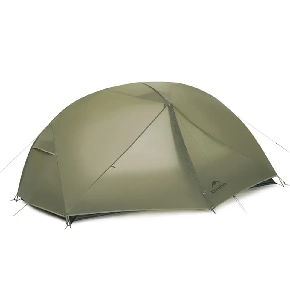 Намет надлегкий двомісний Naturehike Mongar Hiking Tent Pro CNK2550WS037, 20D, зелений - зображення 1