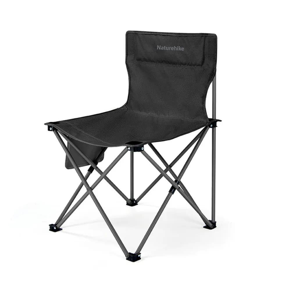 Крісло складане Naturehike Shan Lan T01 CNK2550JJ025, сталь, чорний