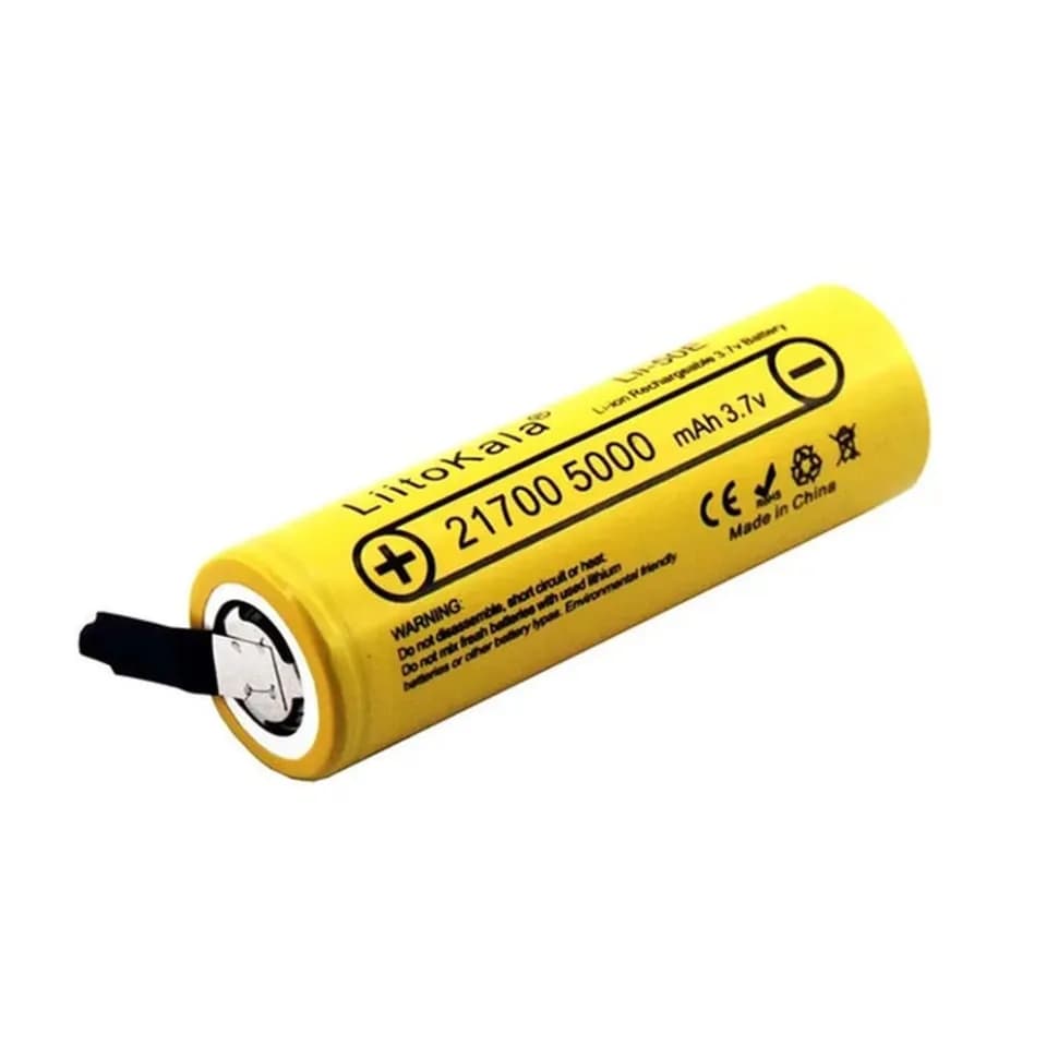 Акумулятор LiitoKala Lii-50E-N 21700 5000mah battery - зображення 1