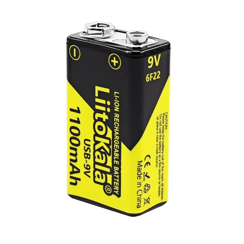 Акумулятор LiitoKala Lii-USB-9V type-C 1100mah - зображення 1
