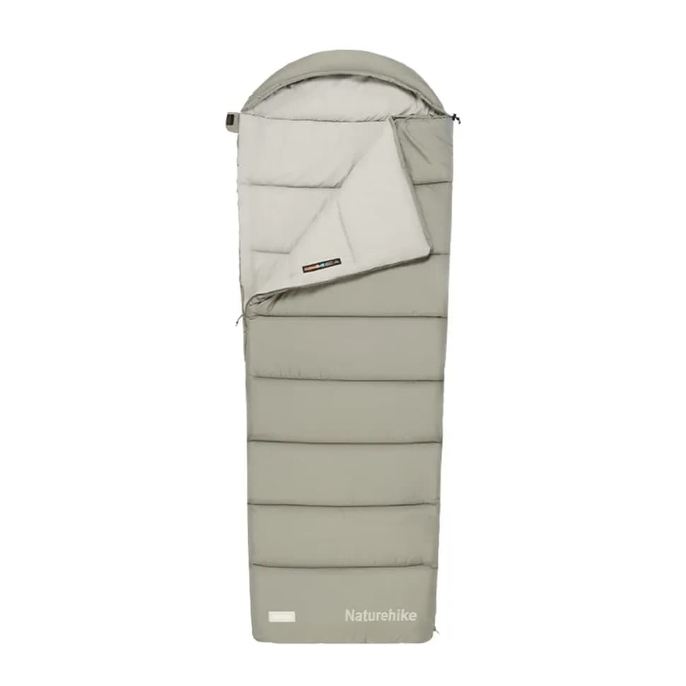 Спальний мішок з капюшоном Naturehike MS500 CNK2350WS023 правий, зелений