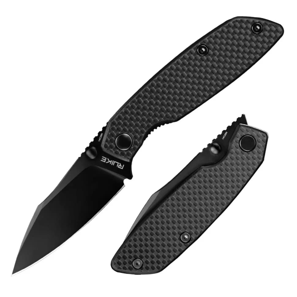 Ніж складаний туристичний Ruike P746-CB2, (8 см) 14C28N / G10 чорний - зображення 1