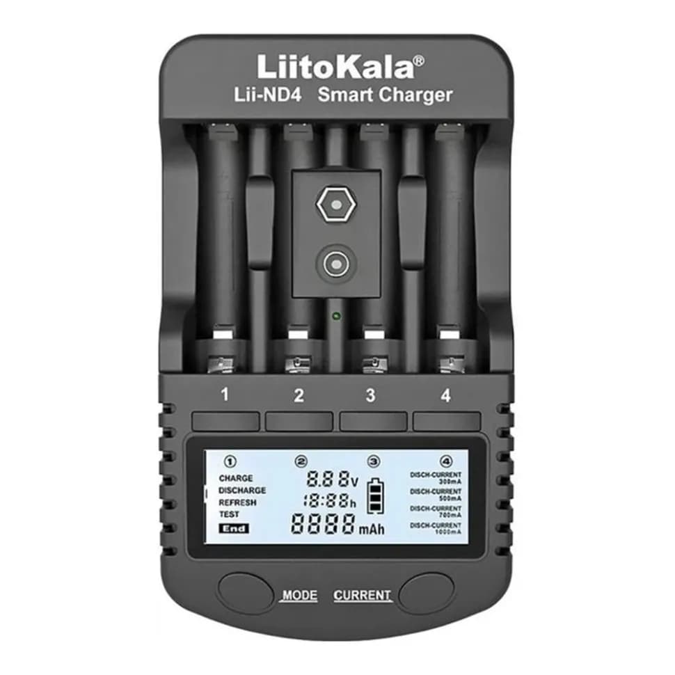 Зарядний пристрій LiitoKala Lii-ND4 - зображення 1