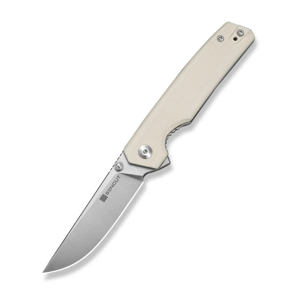 Ніж складаний кишеньковий Sencut Stria, (7,9 см) D2 / G10 айворі - зображення 1