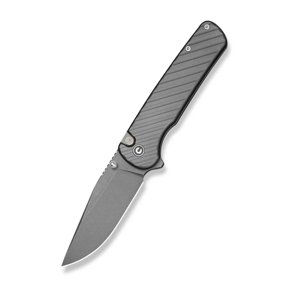 Ніж складаний туристичний Civivi Iron Tide (8.2 см) 14C28N / Aluminum сірий - зображення 1