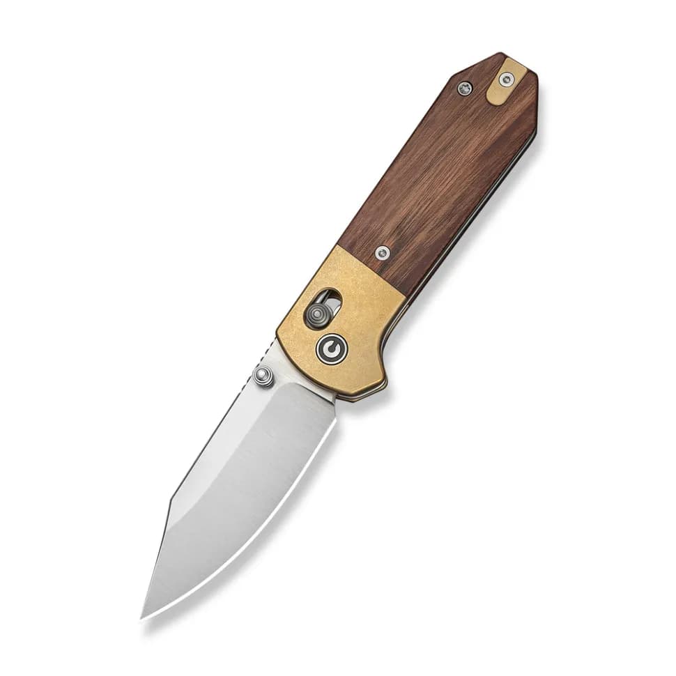 Ніж складаний кишеньковий Civivi Yonder Clip Point (7.3 см) 14C28N / Wood and Brass натуральний - зображення 1