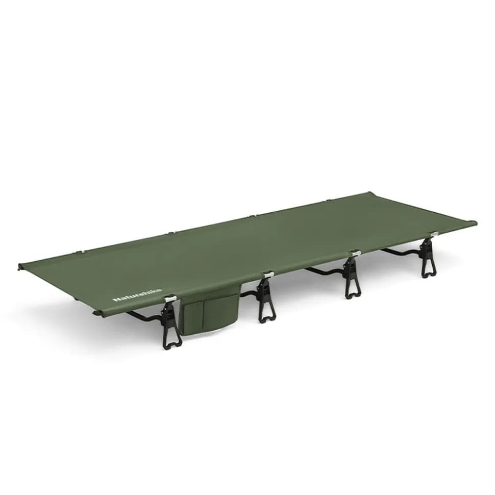 Ліжко складане Naturehike XJC08 CNK2550WS020, поліестер / алюміній, зелений