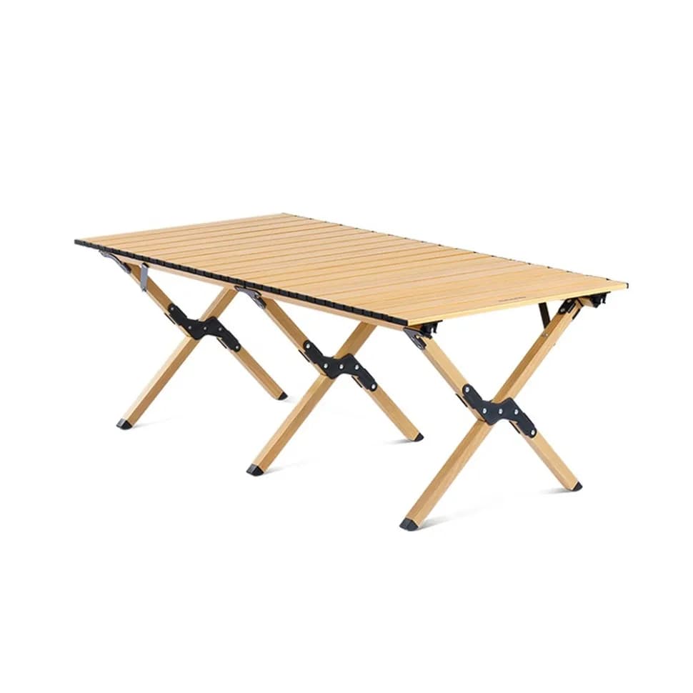 Складаний стіл Naturehike Star Jane L01 CNK2300JU010, 115х60 см, розмір L, алюміній, бежевий - зображення 1