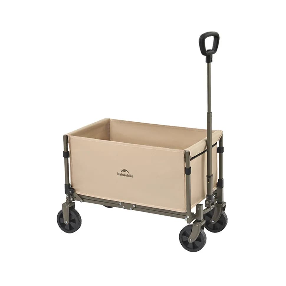 Складаний легкий кемпінговий візочок Naturehike CNK2350JJ012, 50 л, коричневий - зображення 1