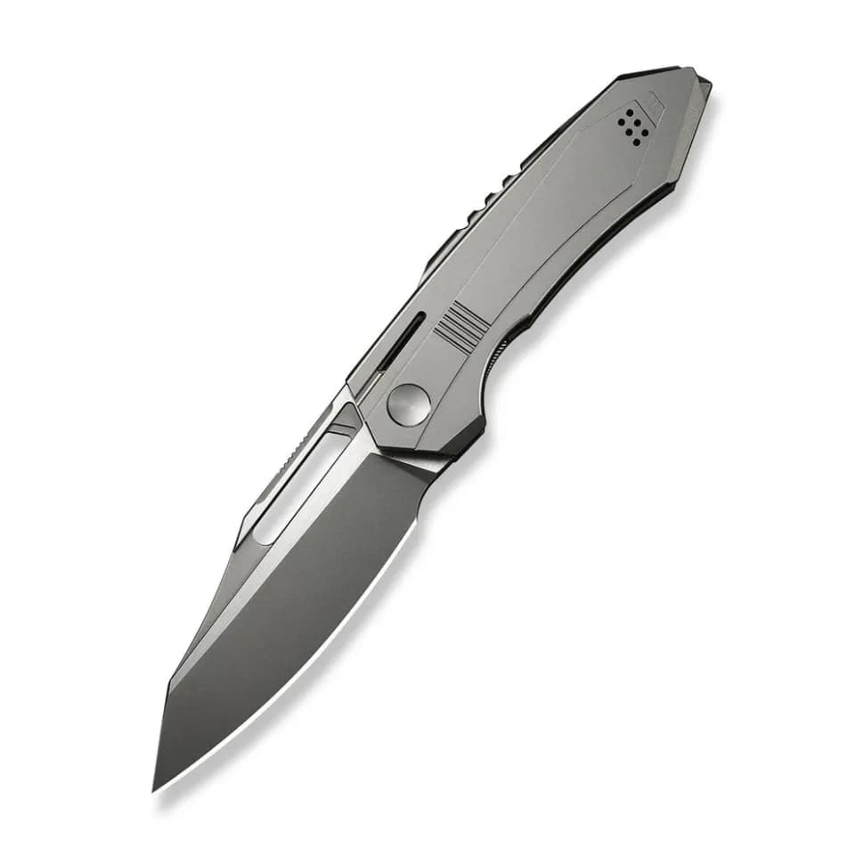 Ніж складаний туристичний Weknife Bogey (9.3 см) Bohler M390 / Titanium сірий - зображення 1