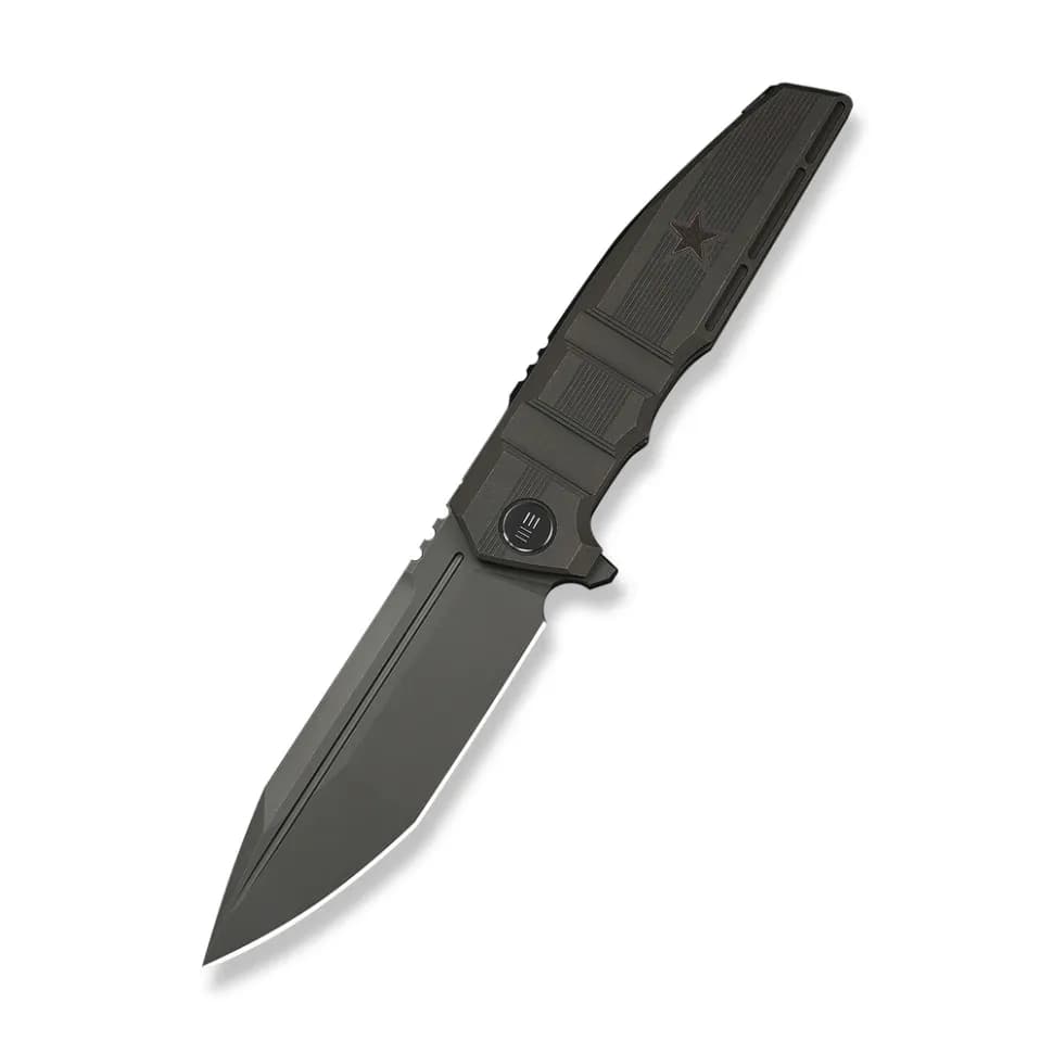 Ніж складаний туристичний Weknife Breach (9.8 см) Bohler M390 / Titanium вугільно-сірий - зображення 1
