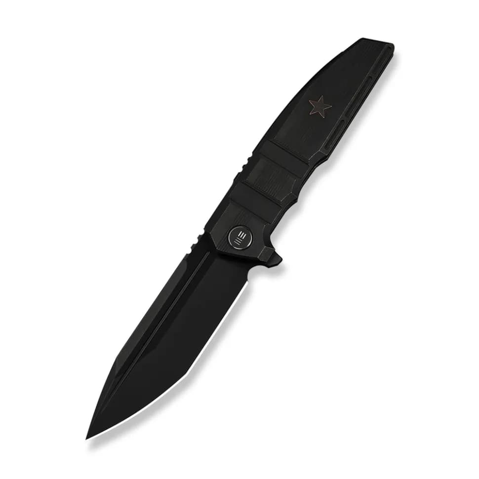 Ніж складаний туристичний Weknife Breach (9.8 см) Bohler M390 / Titanium чорний - зображення 1