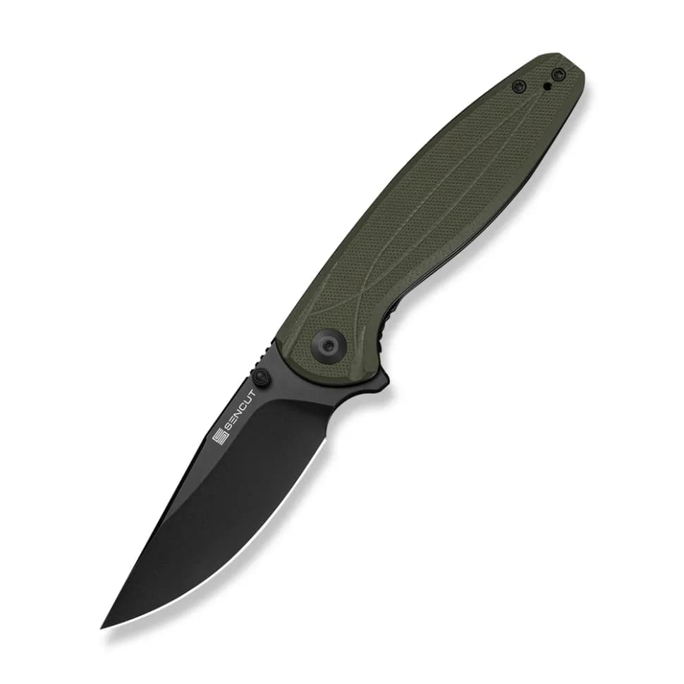 Ніж складаний туристичний Sencut Vyrce (8.9 см) D2 / G10 оливково-зелений - зображення 1