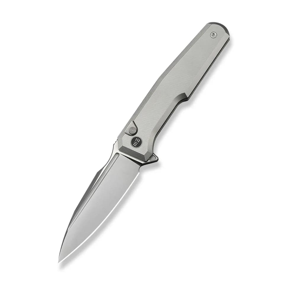 Ніж складаний туристичний Weknife Dressytak (8.6 см) Bohler M390 / Titanium сірий