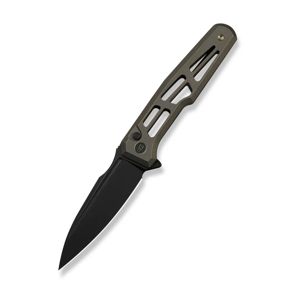 Ніж складаний туристичний Weknife Dressytak (8.6 см) Bohler M390 / Titanium бронзовий - зображення 1