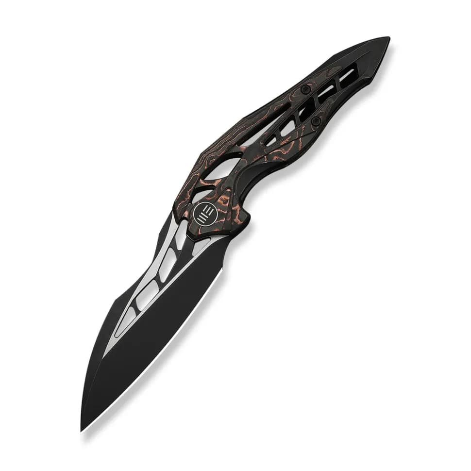 Ніж складаний туристичний Weknife Arrakis (8.8 см) Vanax / Titanium чорний з бронзою