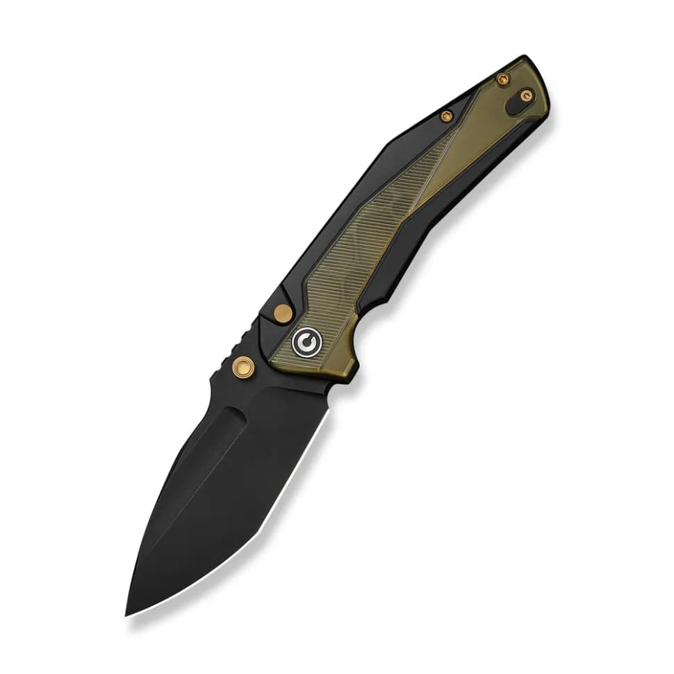 Ніж складаний туристичний Civivi Wellmax (9.1 см) 14C28N / Aluminum чорний/жовтий - зображення 1